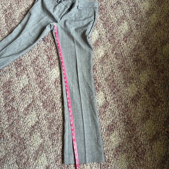 Amanda and Chelsea Straight Leg Plaid Gray Dress Pants size 2 - Picture 6 of 8